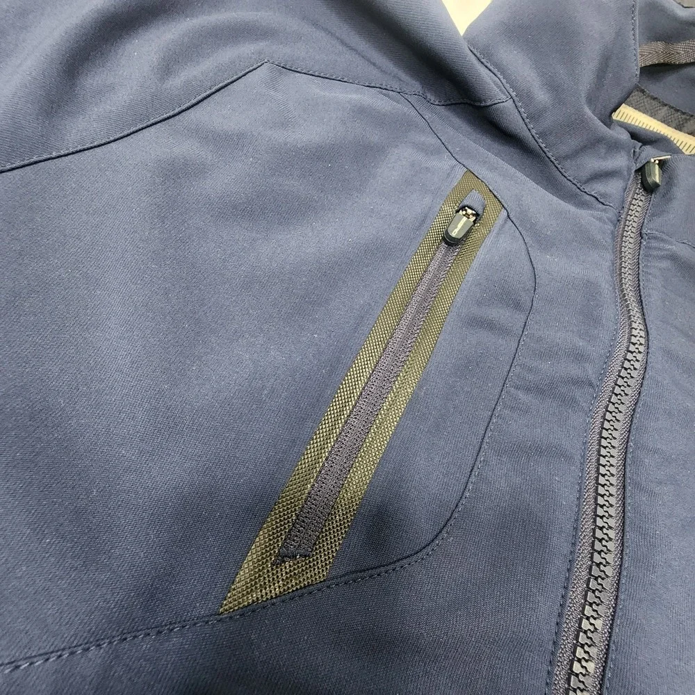 Zero Restriction Jacket Mens Medium Blue Tour Series Full Zip Golf Dragon Ridge